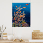 Goldvis van het Zee Poster (Keuken)