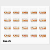 Goldvis Vierkante Sticker (Vel)