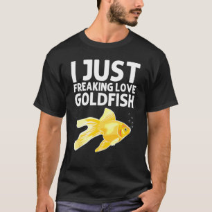 Goldvis voor mannen Gold Aquarium Fish Pet T-shirt