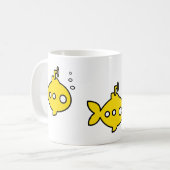 Goldvisonderzeeboot Koffiemok (Voorkant links)