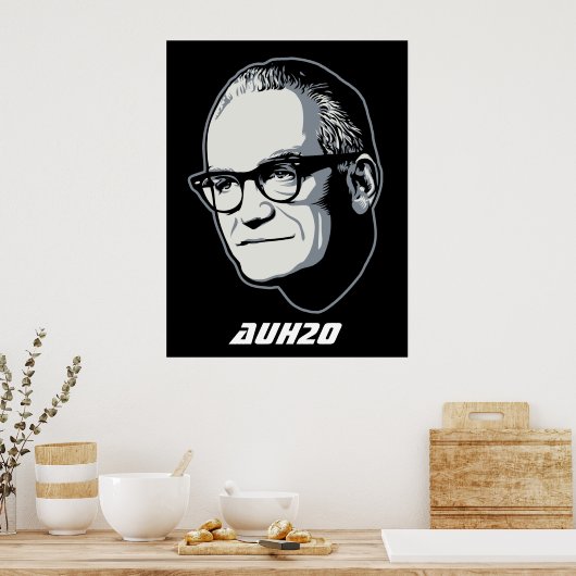 Goldwater AuH2O  Poster (Keuken)