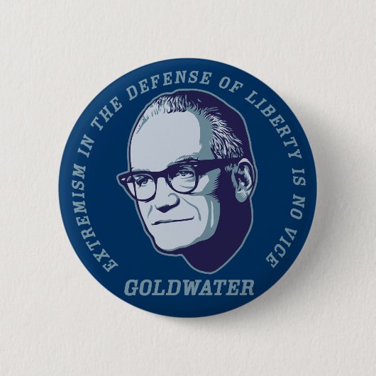 Goldwater Quote Button (Voorkant)