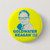 Goldwater Reagan 08 Button (Voorkant)