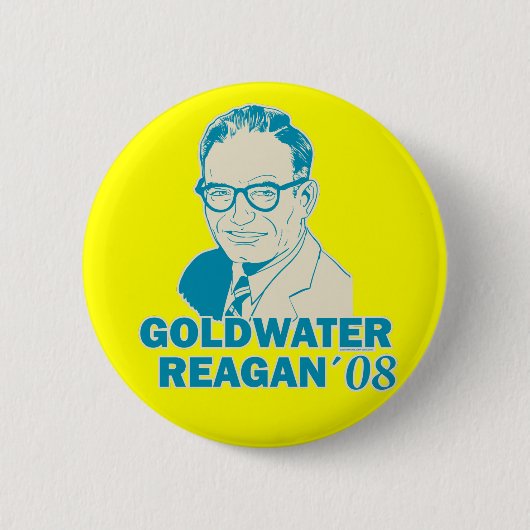Goldwater Reagan 08 Button (Voorkant)
