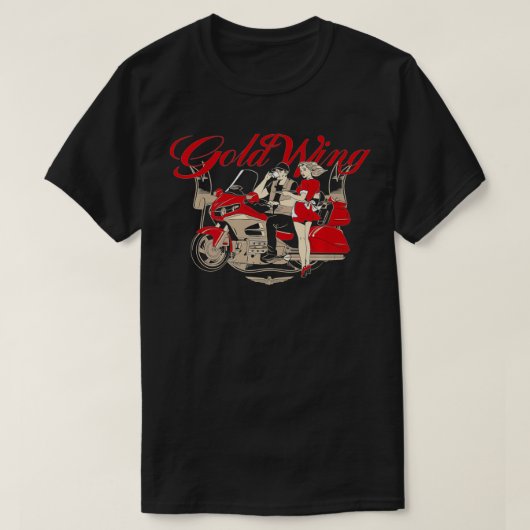 Goldwing club Premium  T-shirt (Design voorkant)