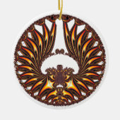 'GoldWings' Keramisch Ornament (Voorkant)