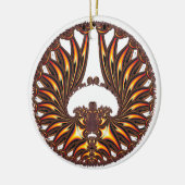 'GoldWings' Keramisch Ornament (Links)
