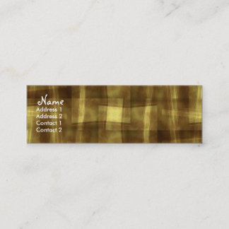 GOLDY-ABSTRACTE profielkaart Mini Visitekaartje