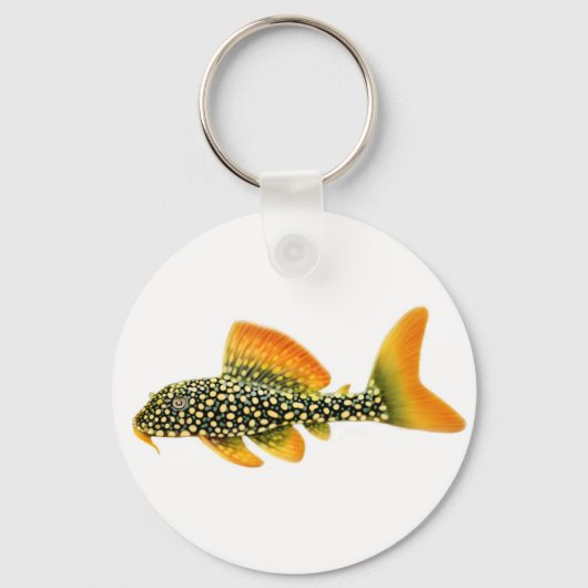 Goldy Sunshine Pleco Sleutelhanger (Voorkant)