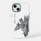 Golem Gargouille iPhone 15 Case (Achterkant)
