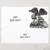 Golem Gargouille Papierblad (Voorkant)