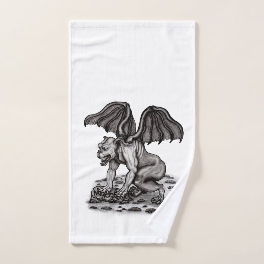 Golem Gargoyle Bad Handdoek (Handdoek)