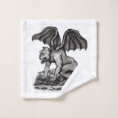 Golem Gargoyle Bad Handdoek (Wasdoekje)