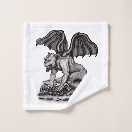 Golem Gargoyle Bad Handdoek (Wasdoekje)
