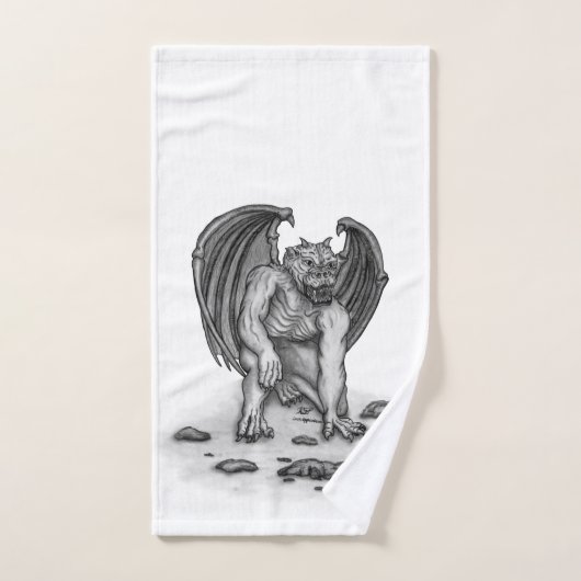 Golem Gargoyle Bad Handdoek (Handdoek)
