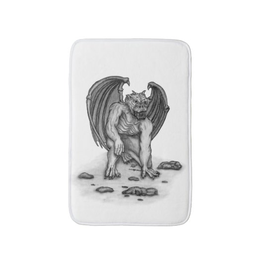 Golem Gargoyle Badmat (Voorkant Verticaal)