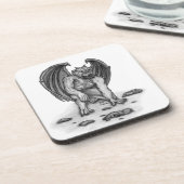 Golem Gargoyle Bier Onderzetter (Linkerzijde)