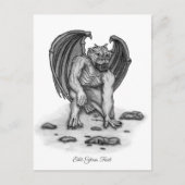 Golem Gargoyle Briefkaart (Voorkant)