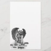 Golem Gargoyle Briefpapier (Achterkant)