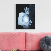 Golem - Gargoyle Canvas Afdruk (Insitu (Woonkamer))