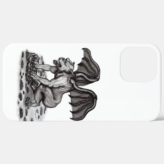 Golem Gargoyle Case-Mate iPhone Case (Achterkant / Rechts)