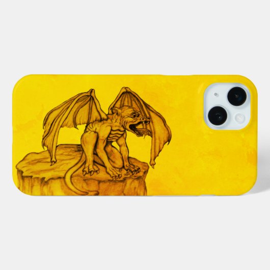 Golem Gargoyle Case-Mate iPhone Case (Achterkant (horizontaal))