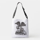 Golem Gargoyle Crossbody Tas (Achterkant)