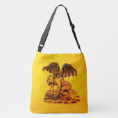Golem Gargoyle Crossbody Tas (Achterkant)