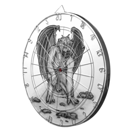 Golem Gargoyle Dartbord (Voorkant Rechts)