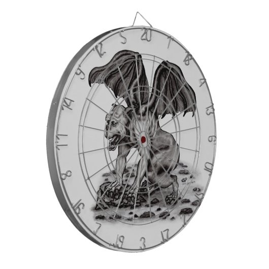 Golem Gargoyle Dartbord (Voorkant Links)