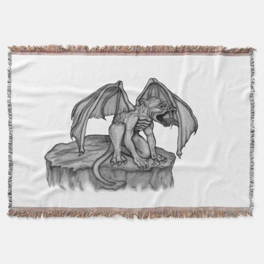 Golem Gargoyle Deken (Voorkant)