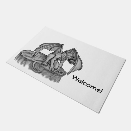 Golem Gargoyle Deurmat (Schuin)