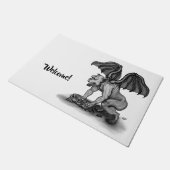 Golem Gargoyle Deurmat (Schuin)