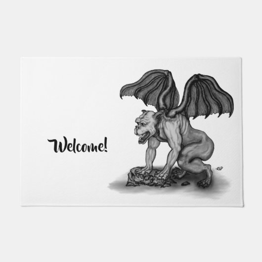 Golem Gargoyle Deurmat (Voorkant)