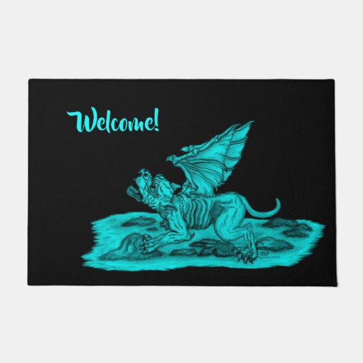 Golem Gargoyle Deurmat (Voorkant)