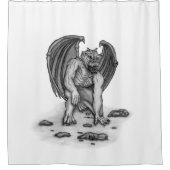 Golem Gargoyle Douchegordijn (Voorkant)