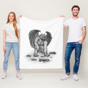 Golem Gargoyle Fleece Deken