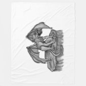 Golem Gargoyle Fleece Deken (Voorkant)
