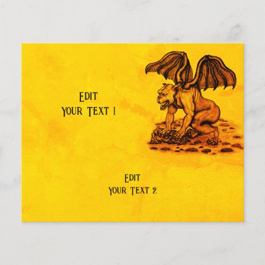 Golem Gargoyle Flyer (Voorkant)