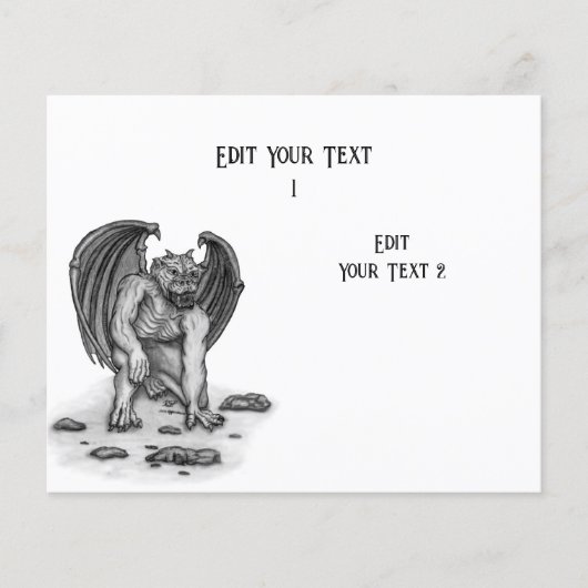 Golem Gargoyle Flyer (Voorkant)