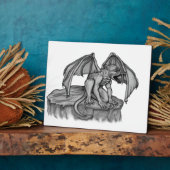 Golem Gargoyle Fotoplaat (Zijkant)