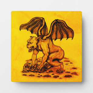 Golem Gargoyle Fotoplaat