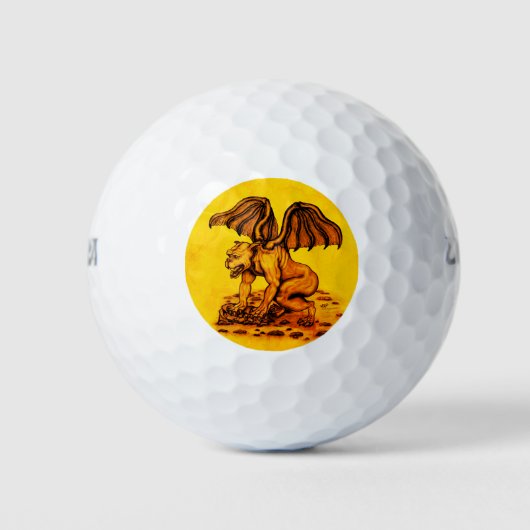 Golem Gargoyle Golfballen (Voorkant)