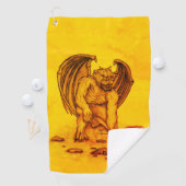 Golem Gargoyle Golfhanddoek (Insitu)