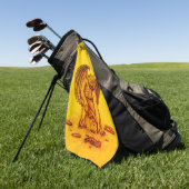 Golem Gargoyle Golfhanddoek (Groen)