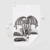 Golem Gargoyle Golfhanddoek (Insitu)
