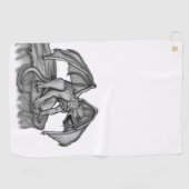 Golem Gargoyle Golfhanddoek (Horizontaal)