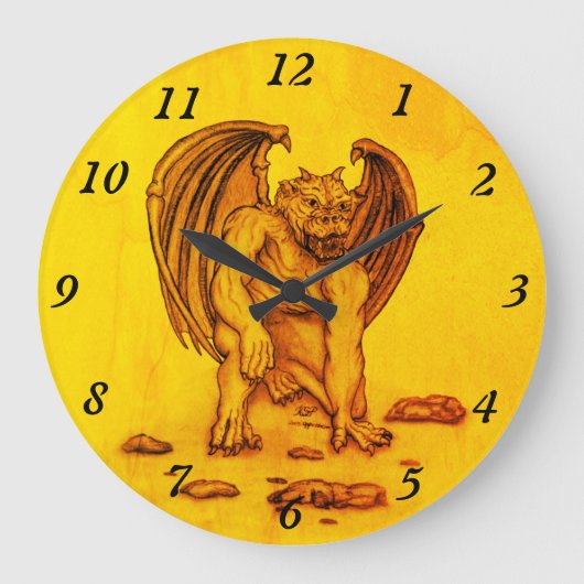 Golem Gargoyle Grote Klok (Voorkant)