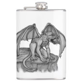 Golem Gargoyle Heupfles (Voorkant)