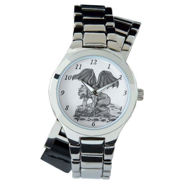 Golem Gargoyle Horloge (Voorkant)